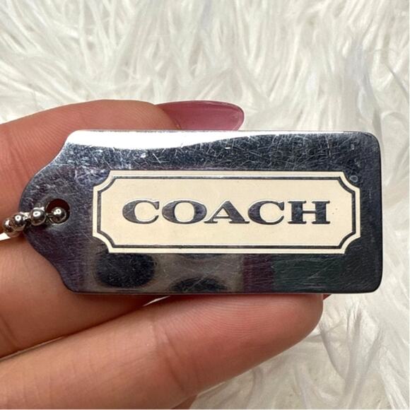 Coach Handbags - 1.5" COACH Fob Bag Charm Hang tag Hangtag